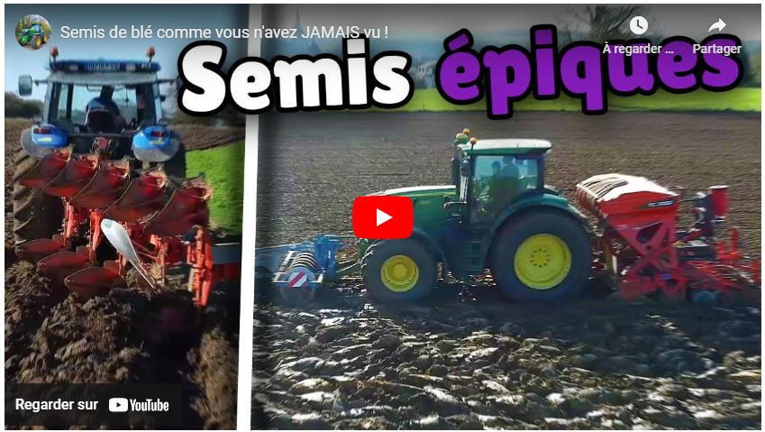 Semis de blé comme vous n&rsquo;avez JAMAIS vu !
