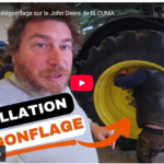 Montage d'un télégonflage sur le John Deere de la CUMA