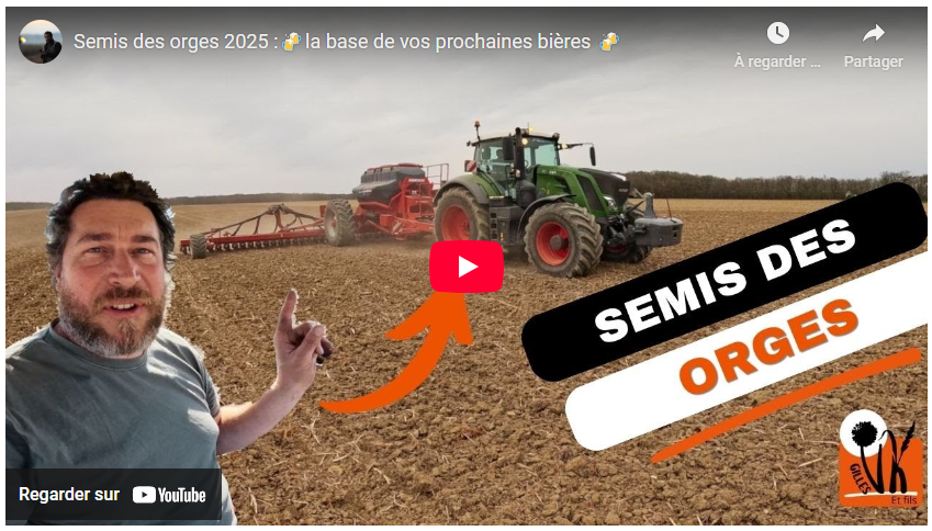Semis des orges 2025 : la base de vos prochaines bières