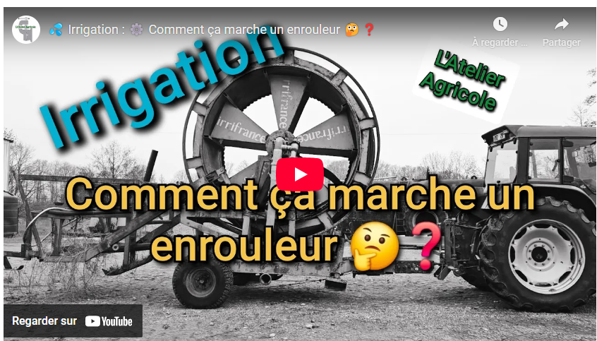 Irrigation : Comment ça marche un enrouleur ?