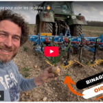 Nouvelle bineuse pour aider les oignons ! 