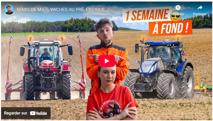 SEMIS DE MAÏS, VACHES AU PRÉ, ENGRAIS…