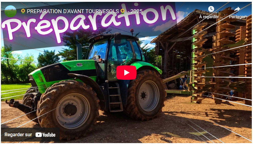 PRÉPARATION D&rsquo;AVANT TOURNESOLS – 2025
