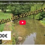Réparation de vannages à 0€. Une rivière où il y a de la vie, c'est une rivière où il y a de l'eau !