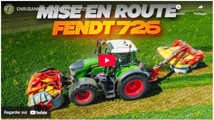 Enrubannage de luzerne 2025 !