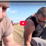 Un coup de houe rotative dans notre maïs pour le tenir propre dès la levée