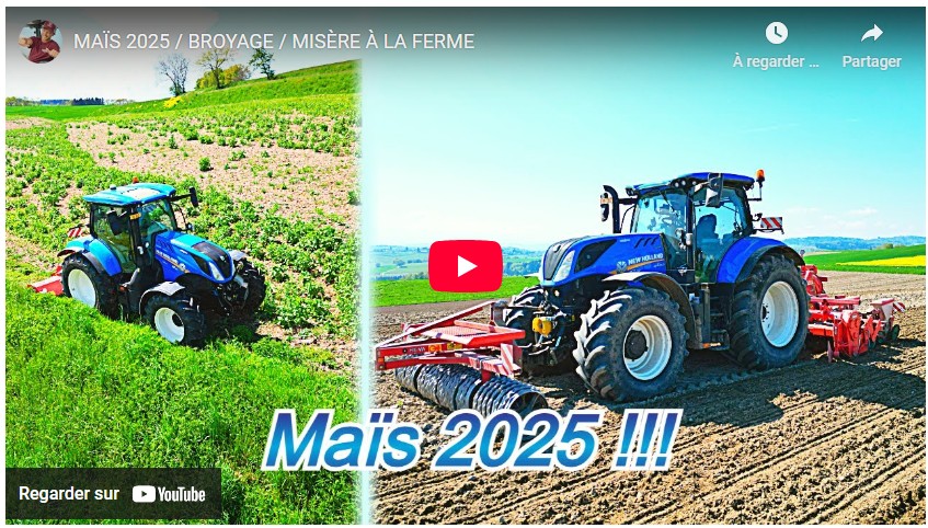 Maïs 2025 / Broyage / Misère à la ferme